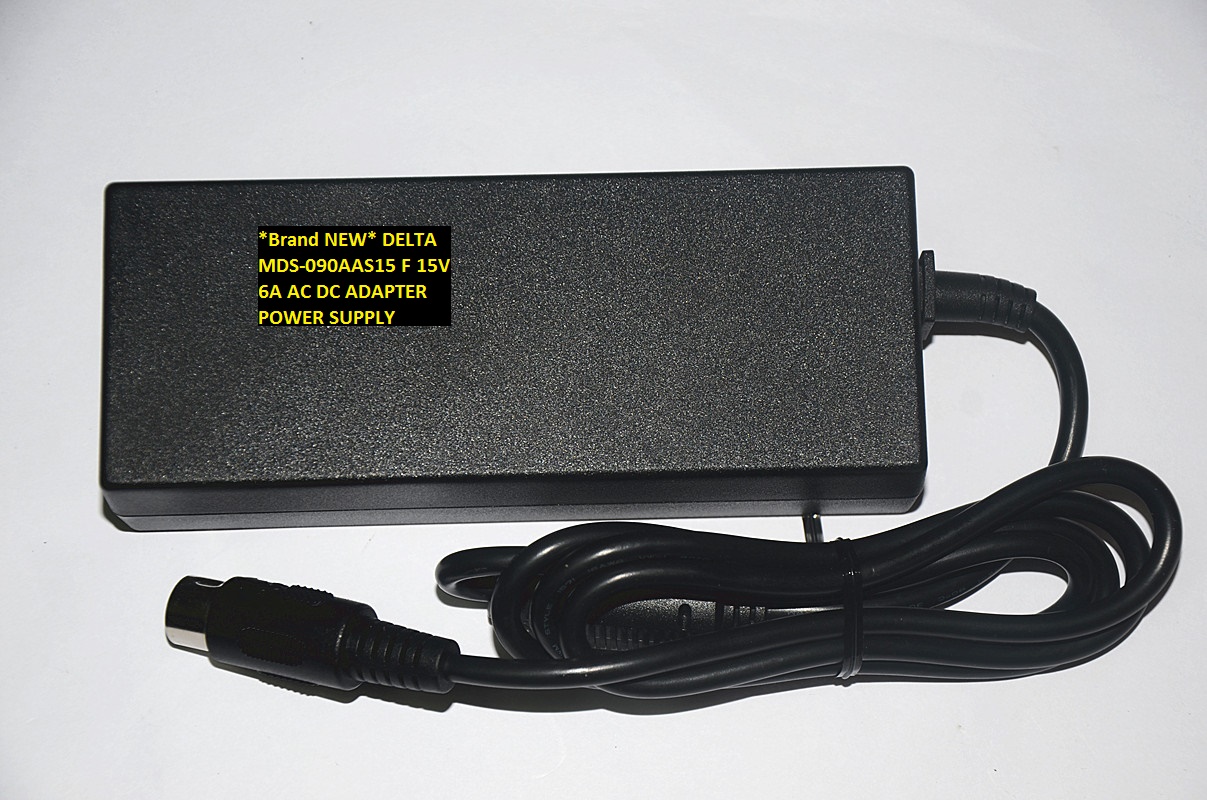 *Brand NEW*8pin MDS-090AAS15 F AC DC ADAPTER DELTA 15V 6A AC100-240V POWER SUPPLY